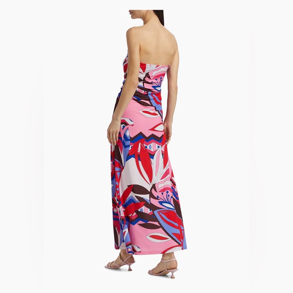 Ramy Brook Bernarda Strapless Floral A-Line Maxi Dress – NWT – Rosa Paradiso - Picture 3 of 3